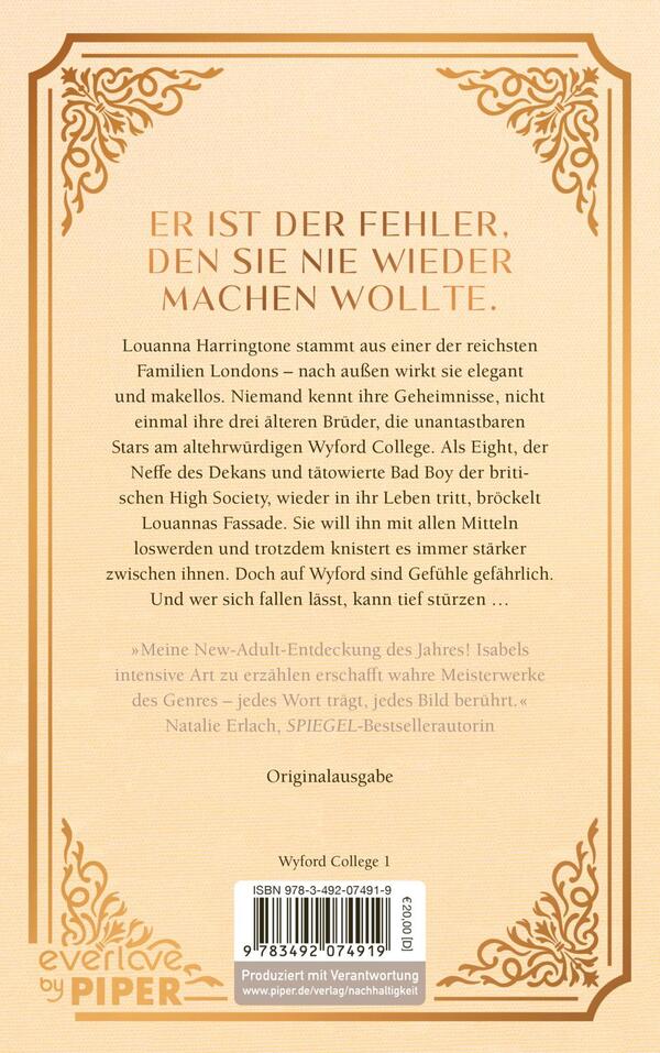 Rückansicht des Buches „Falling slowly“