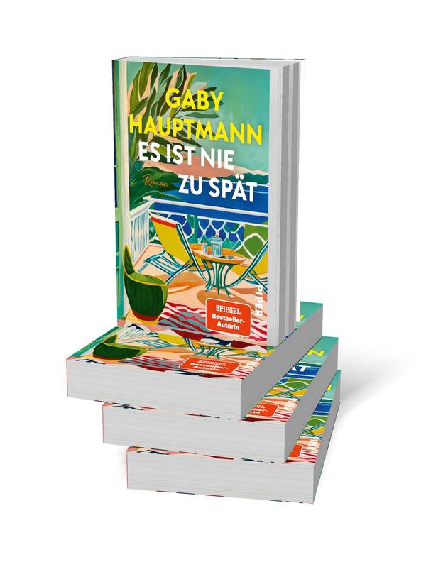 Bücherstapel des Buches „Es ist nie zu spät“