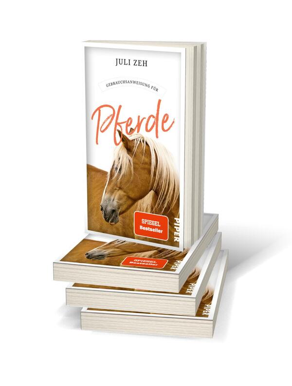 Bücherstapel des Buches „Gebrauchsanweisung für Pferde“