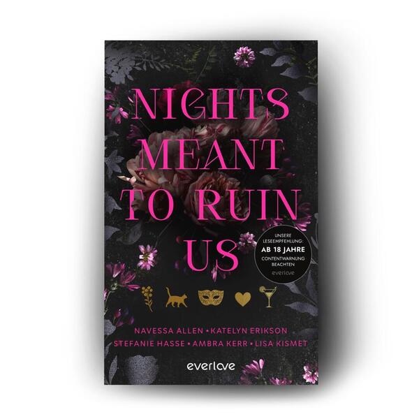 Außenansicht des Buches „Nights meant to ruin us“