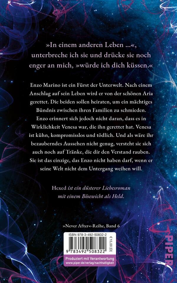 Rückansicht des Buches „Hexed“
