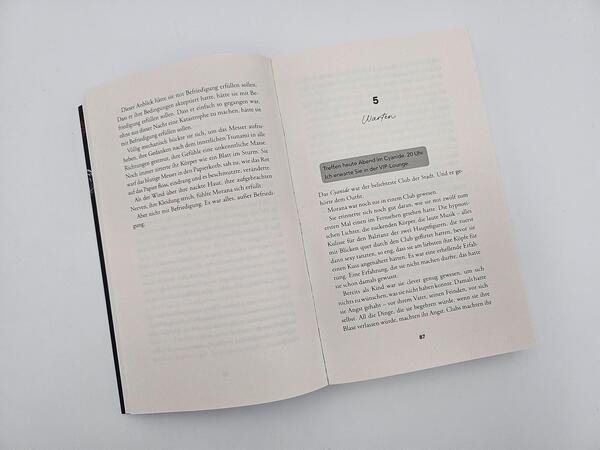 Außenansicht des Buches „The Predator – Du bist sein Geheimnis“