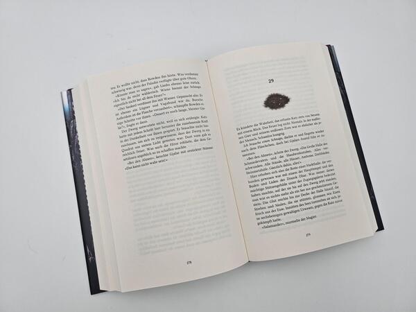 Innenansicht des Buches „Flammenlied“