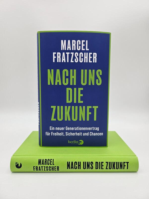 Außenansicht des Buches „Nach uns die Zukunft“