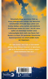 Rückansicht des Buches „Freundschaft und Vergeltung“ 