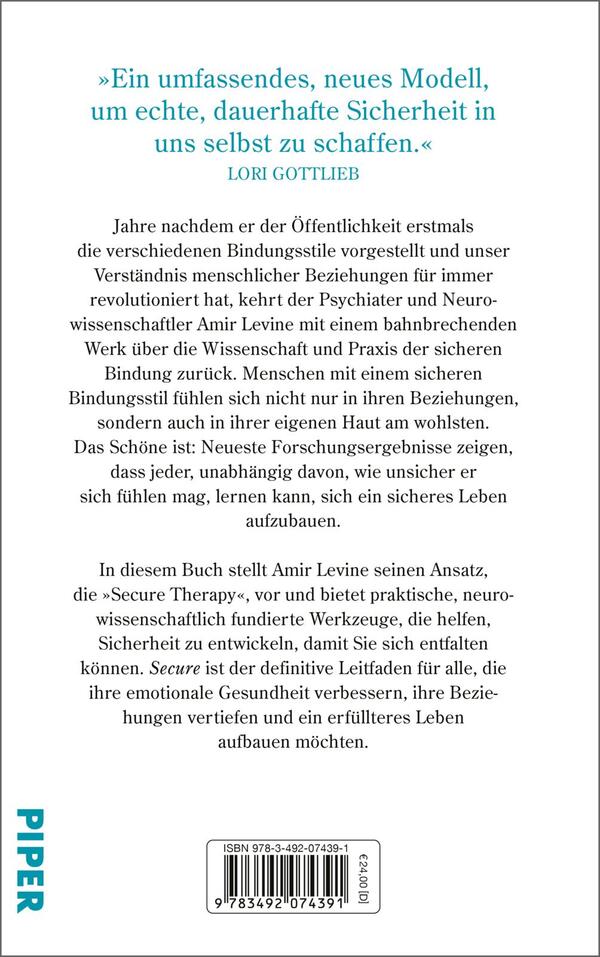 Rückansicht des Buches „Secure. Der Schlüssel zu echter Verbundenheit“