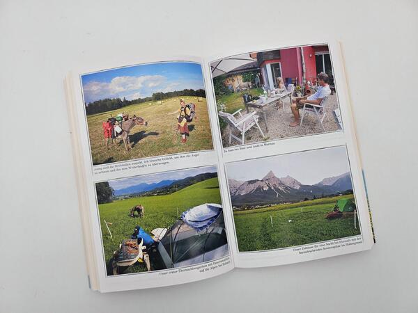 Außenansicht des Buches „Wandern, Glück und lange Ohren“