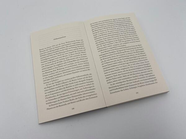 Innenansicht des Buches „Kind, versprich mir, dass du dich erschießt“