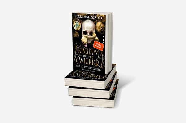 Bücherstapel des Buches „Kingdom of the Wicked – Der Fürst des Zorns“