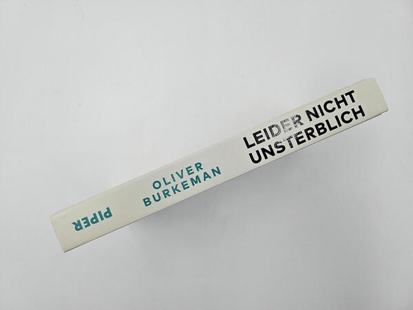 Außenansicht des Buches „Leider nicht unsterblich“