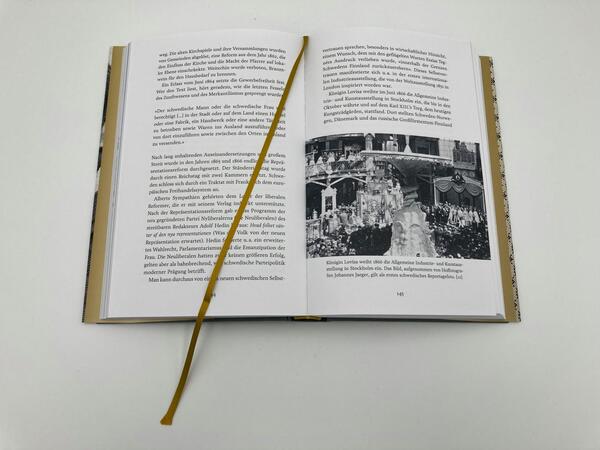 Innenansicht des Buches „Albert Bonnier und seine Zeit“