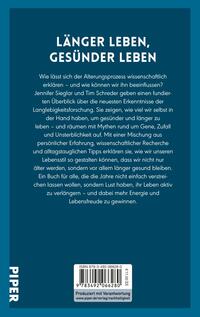 Rückansicht des Buches „Einfach nicht altern?“