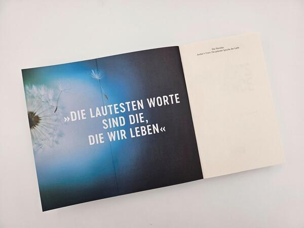 Außenansicht des Buches „Archer’s Voice. Die geheime Sprache der Liebe“