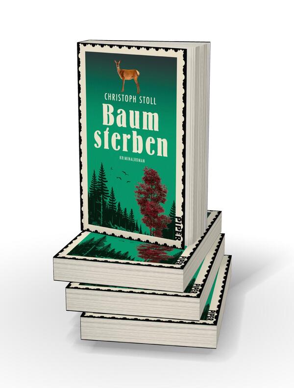 Bücherstapel des Buches „Baumsterben “