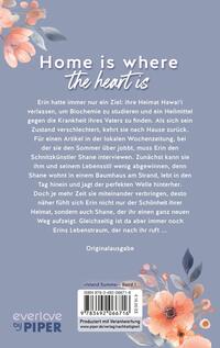 Rückansicht des Buches „Call my Heart Home“ 