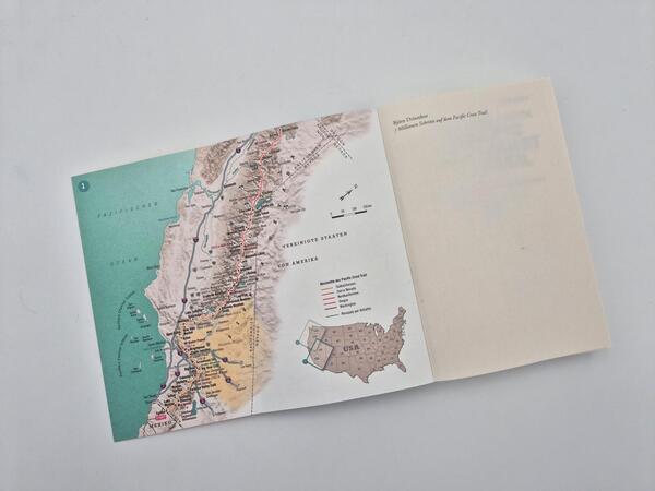 Außenansicht des Buches „7 Millionen Schritte auf dem Pacific Crest Trail“