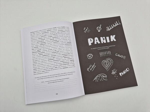 Außenansicht des Buches „Don't f*cking panic“