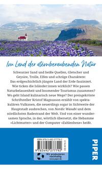 Rückansicht des Buches „Gebrauchsanweisung für Island“ 