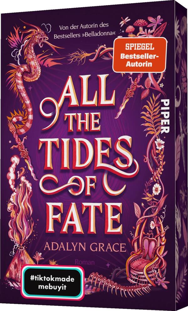 Außenansicht des Buches „All the Tides of Fate“