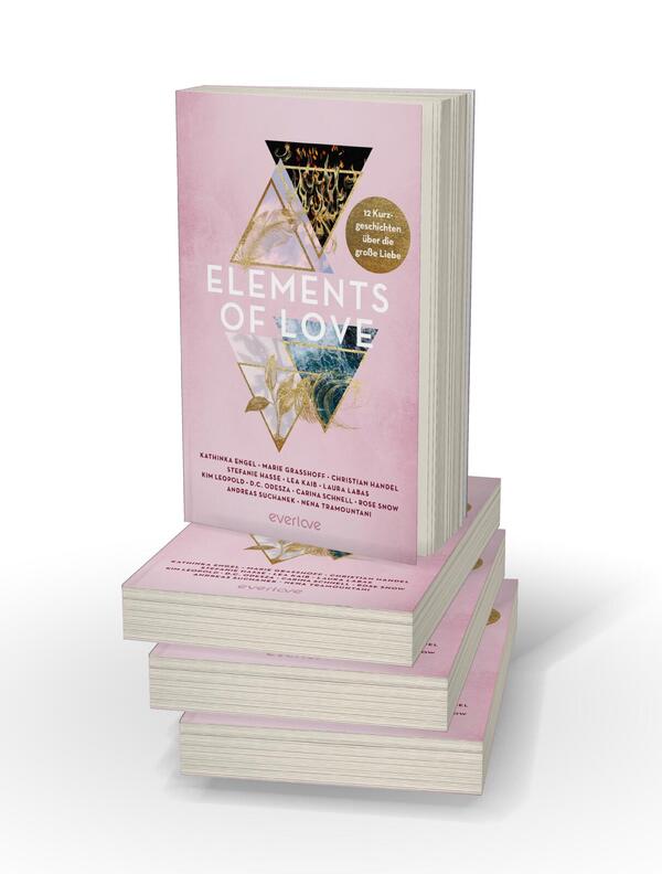 Bücherstapel des Buches „Elements of Love“
