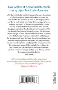 Rückansicht des Buches „Salut les amis“