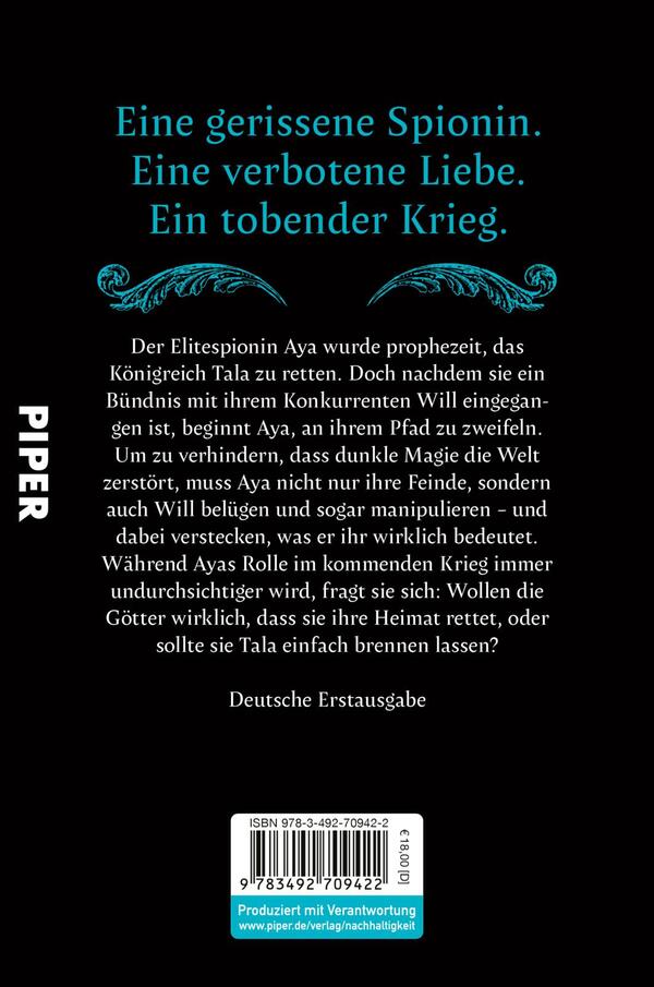 Rückansicht des Buches „The Curse of Sins“ 
