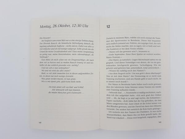 Innenansicht des Buches „Der sanfte Hauch des Todes“