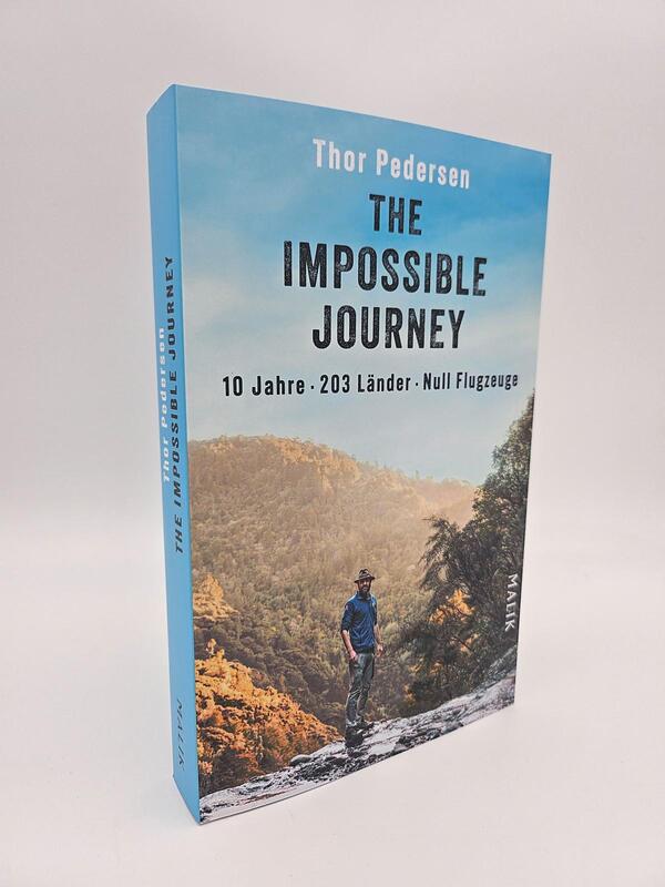 Außenansicht des Buches „The Impossible Journey“