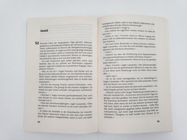 Innenansicht des Buches „Omni“