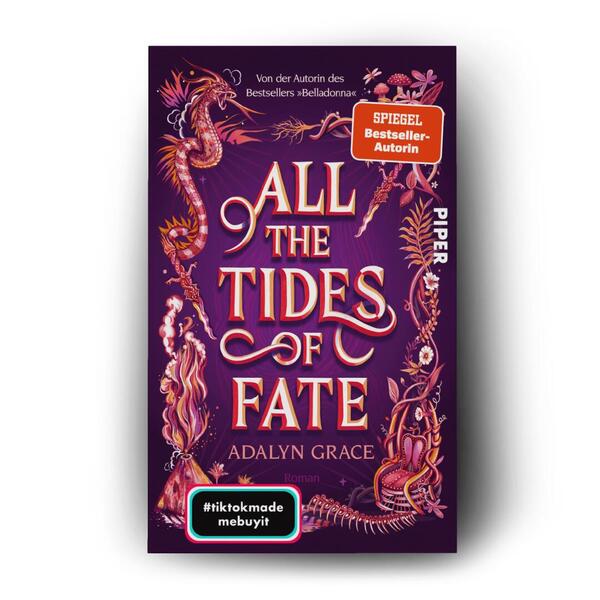 Außenansicht des Buches „All the Tides of Fate“
