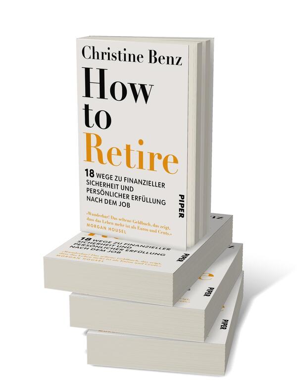 Bücherstapel des Buches „How to Retire“