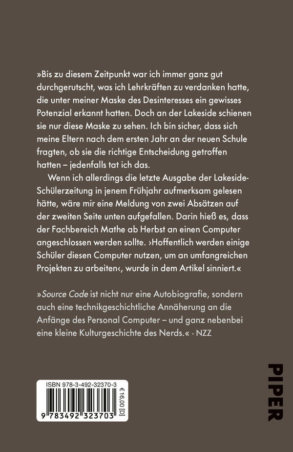 Rückansicht des Buches „Source Code“
