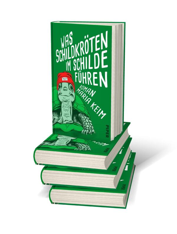 Bücherstapel des Buches „Was Schildkröten im Schilde führen“