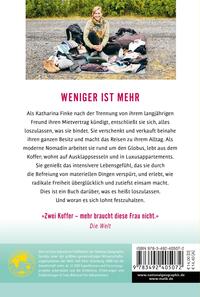 Rückansicht des Buches „Loslassen – Wie ich die Welt entdeckte und verzichten lernte“