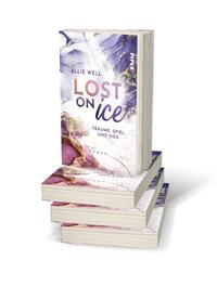 Bücherstapel des Buches „Lost on Ice“