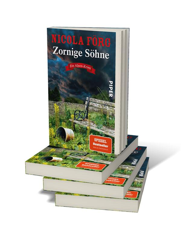 Bücherstapel des Buches „Zornige Söhne“