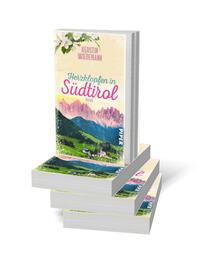 Bücherstapel des Buches „Herzklopfen in Südtirol“