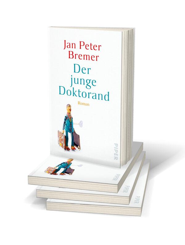 Bücherstapel des Buches „Der junge Doktorand“