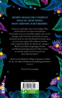 Rückansicht des Buches „Raybearer – Der Pakt der Abiku“ 