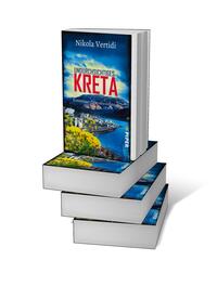 Bücherstapel des Buches „Undurchsichtiges Kreta“