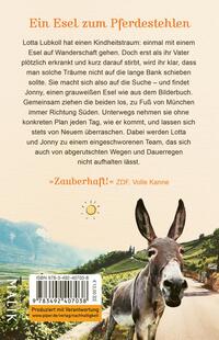 Rückansicht des Buches „Wandern, Glück und lange Ohren“ 