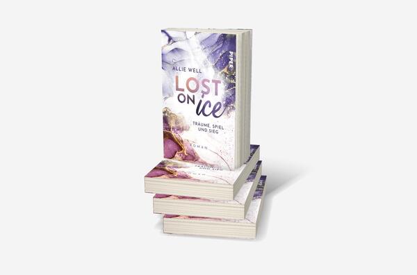 Bücherstapel des Buches „Lost on Ice“