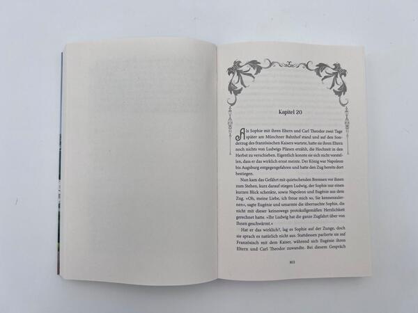 Innenansicht des Buches „Sisis Schwester“