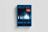 Außenansicht des Buches „Wenn sie lügt“