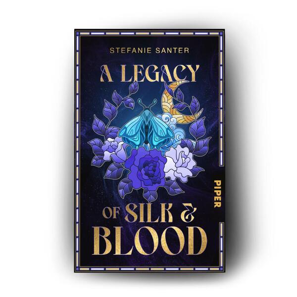 Außenansicht des Buches „A Legacy of Silk and Blood“