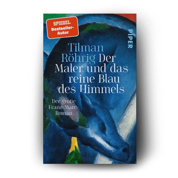 Außenansicht des Buches „Der Maler und das reine Blau des Himmels“