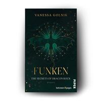 Außenansicht des Buches „Funken – The Secrets of Dracon Rock“