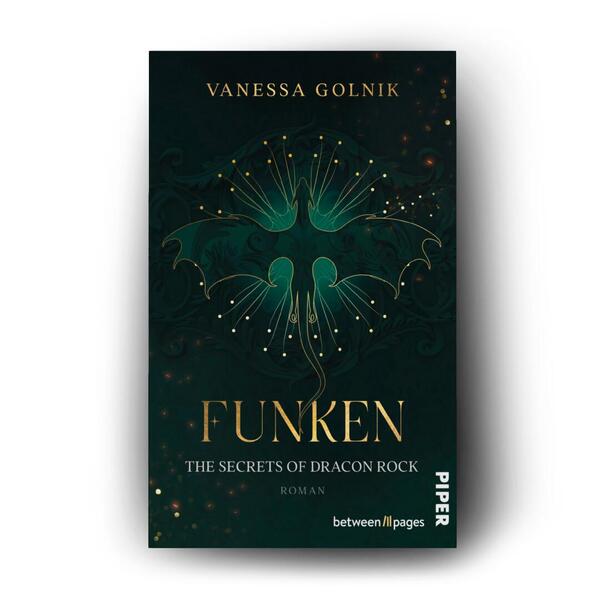 Außenansicht des Buches „Funken – The Secrets of Dracon Rock“