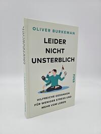 Außenansicht des Buches „Leider nicht unsterblich“