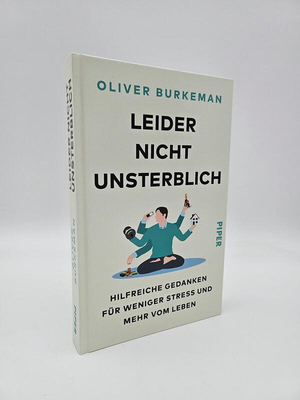 Außenansicht des Buches „Leider nicht unsterblich“